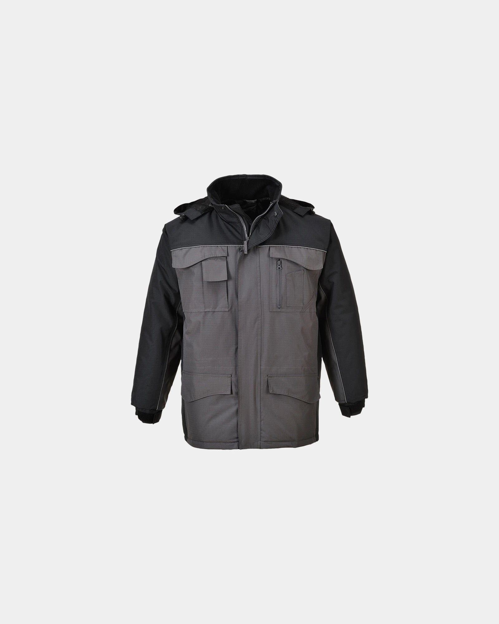 Promotional waterproof parka RS Bicolore - Grey