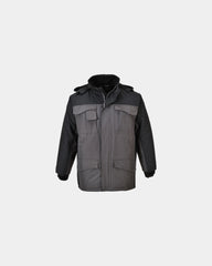 Promotional waterproof parka RS Bicolore - Grey