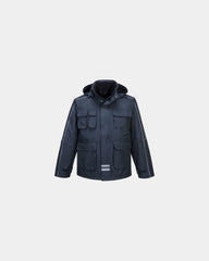 Promotional ripstop polyester parka S563 - Navy