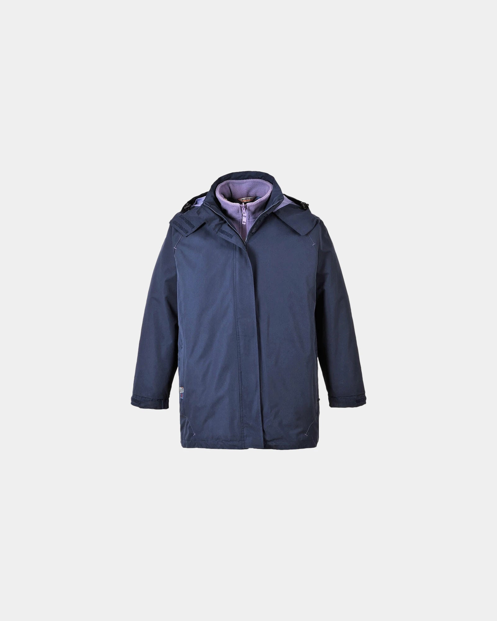 Custom women's 3-in-1 parka Elgin - Navy