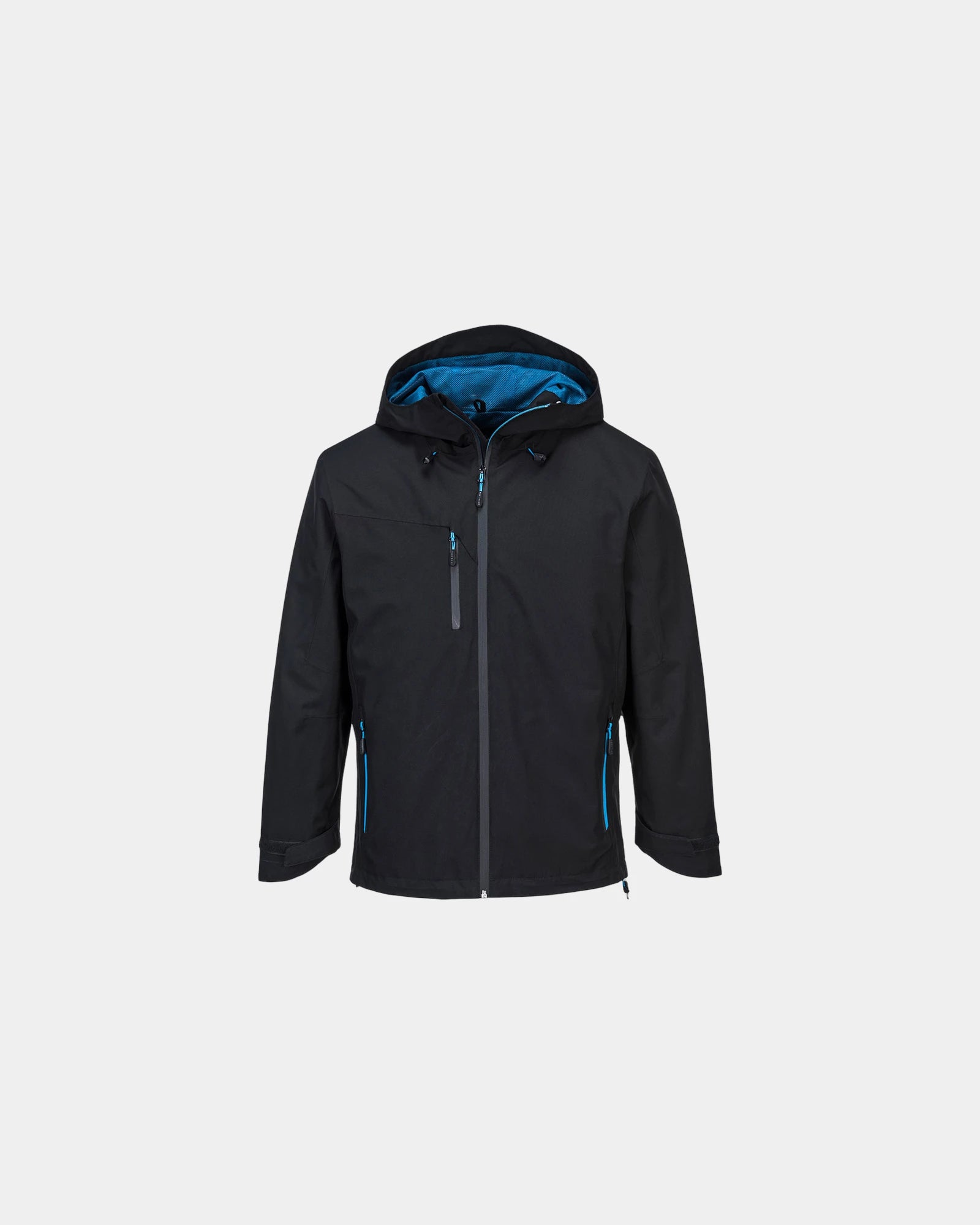 Promotional Portwest X3 Shell jacket - Black-Sky Blue