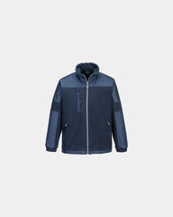 Custom durable North Sea fleece jacket - Navy