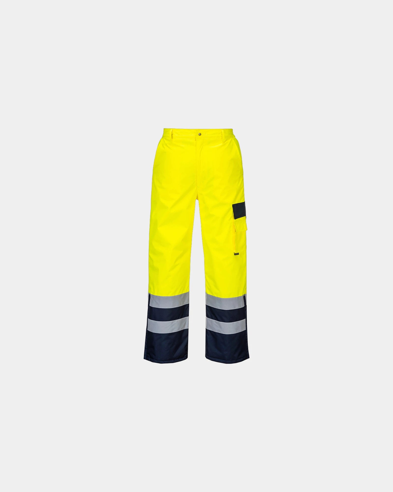 Promotional contrast winter pants - Yellow-Navy