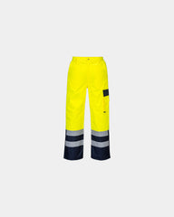 Promotional contrast winter pants - Yellow-Navy