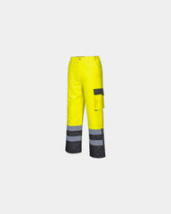 Promotional contrast winter pants - Yellow-Black