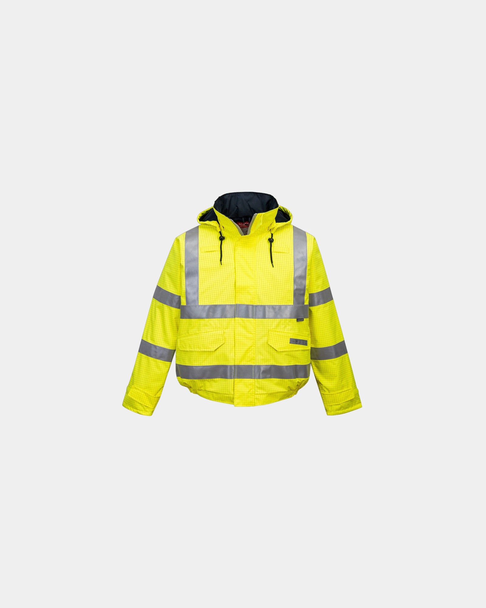 Promotional waterproof HV Bizflame jacket - Yellow