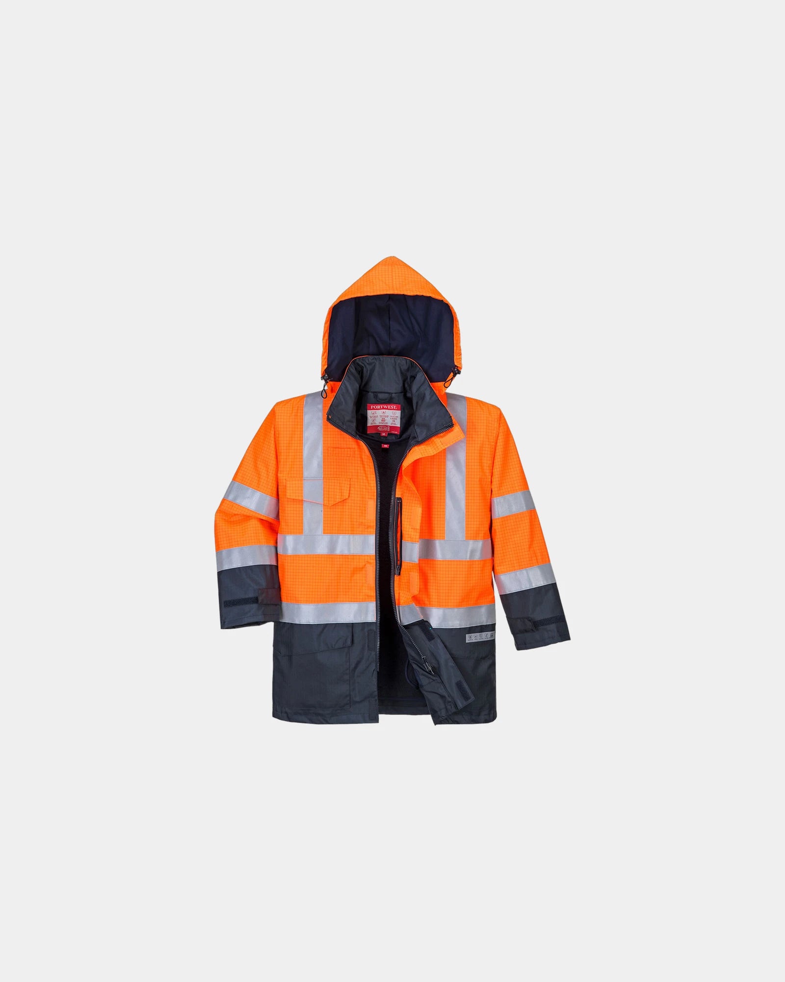 Promotional waterproof multi-risk parka - Orange