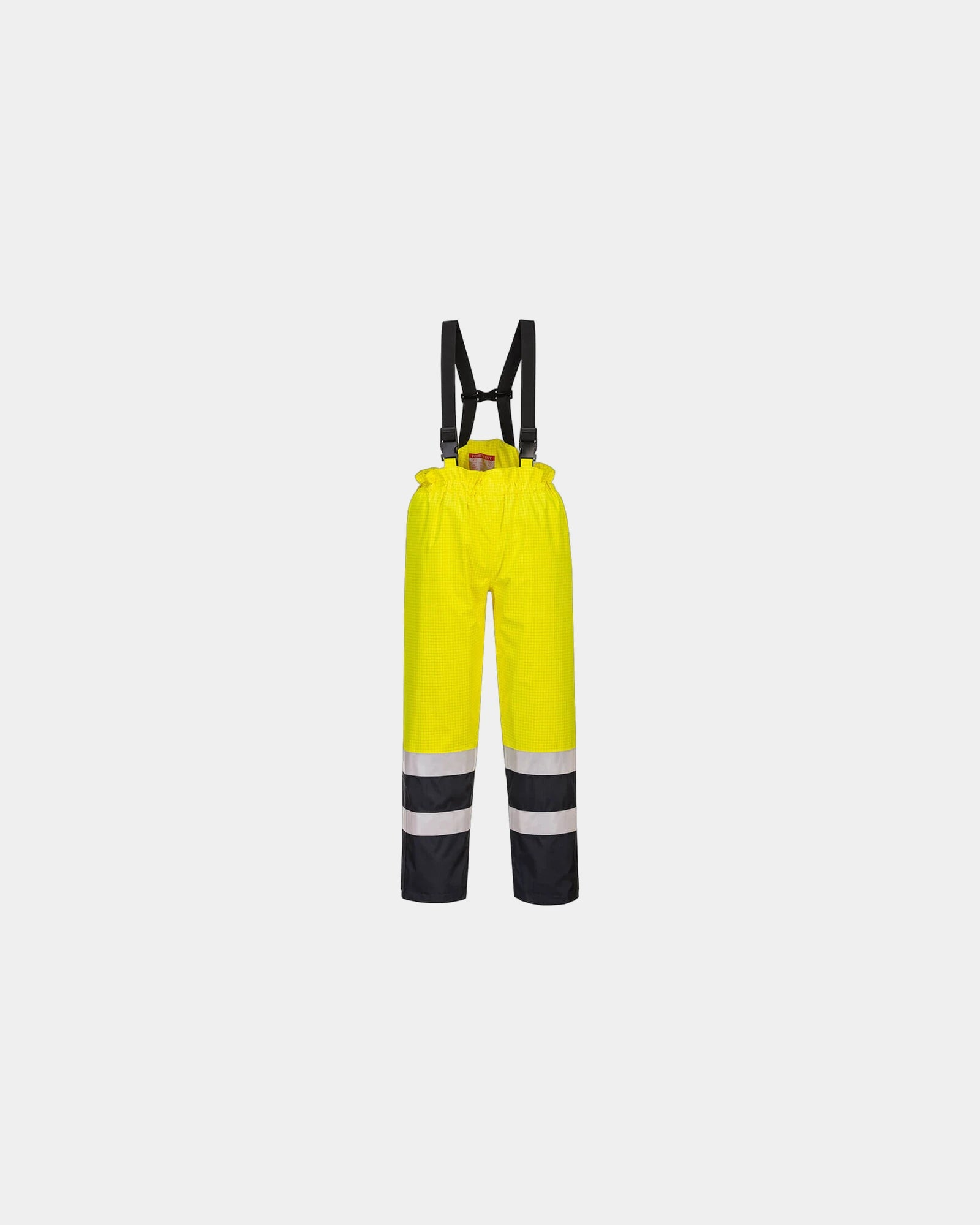 Promotional waterproof multi-risk trousers - Yellow-Navy