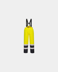 Promotional waterproof multi-risk trousers - Yellow-Navy