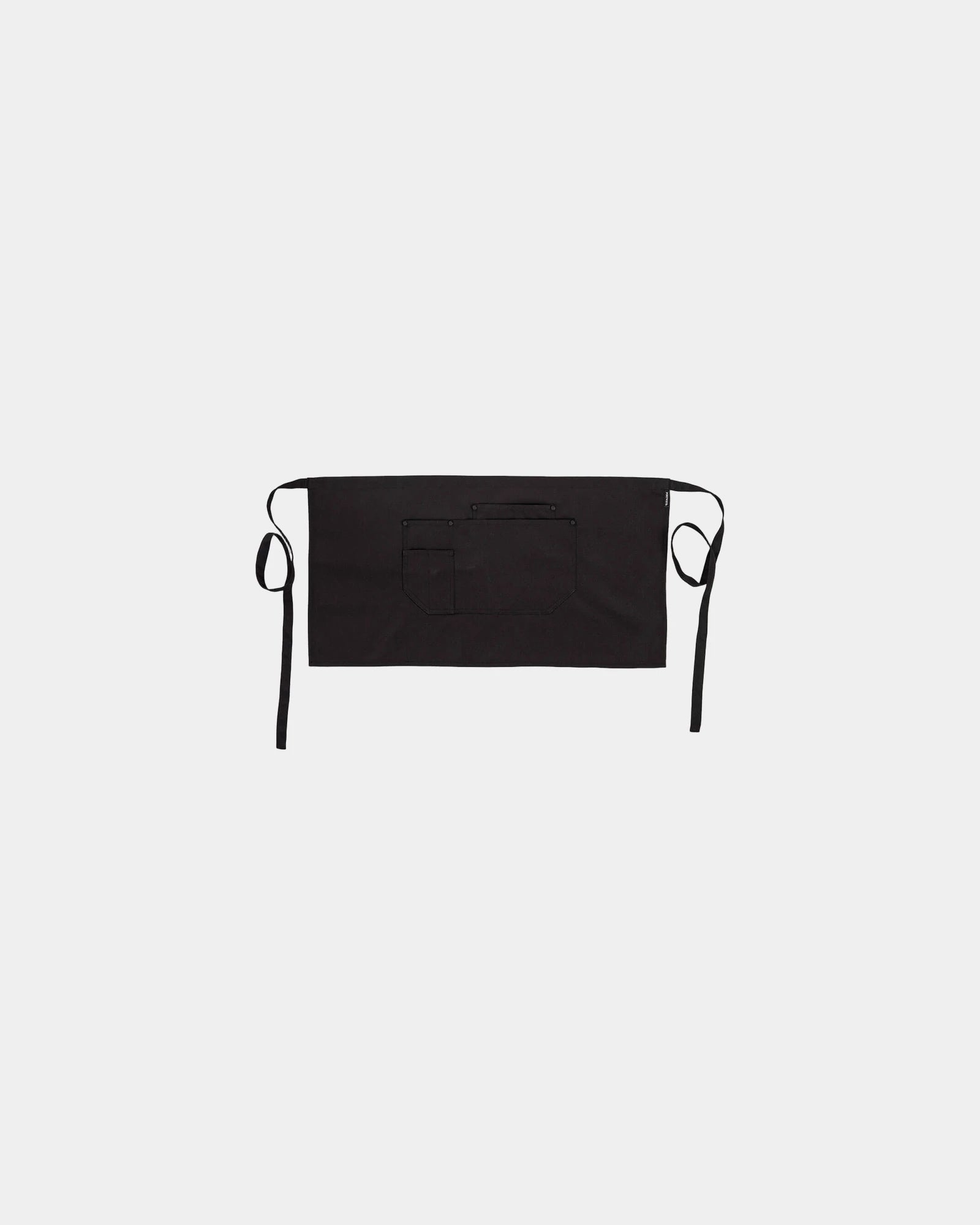 Custom canvas bar apron - Black-Sky Blue