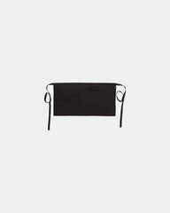 Custom canvas bar apron - Black-Sky Blue
