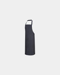 Promotional quality cotton butcher apron - Navy-White