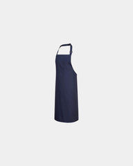 Custom polycotton bib apron - Navy