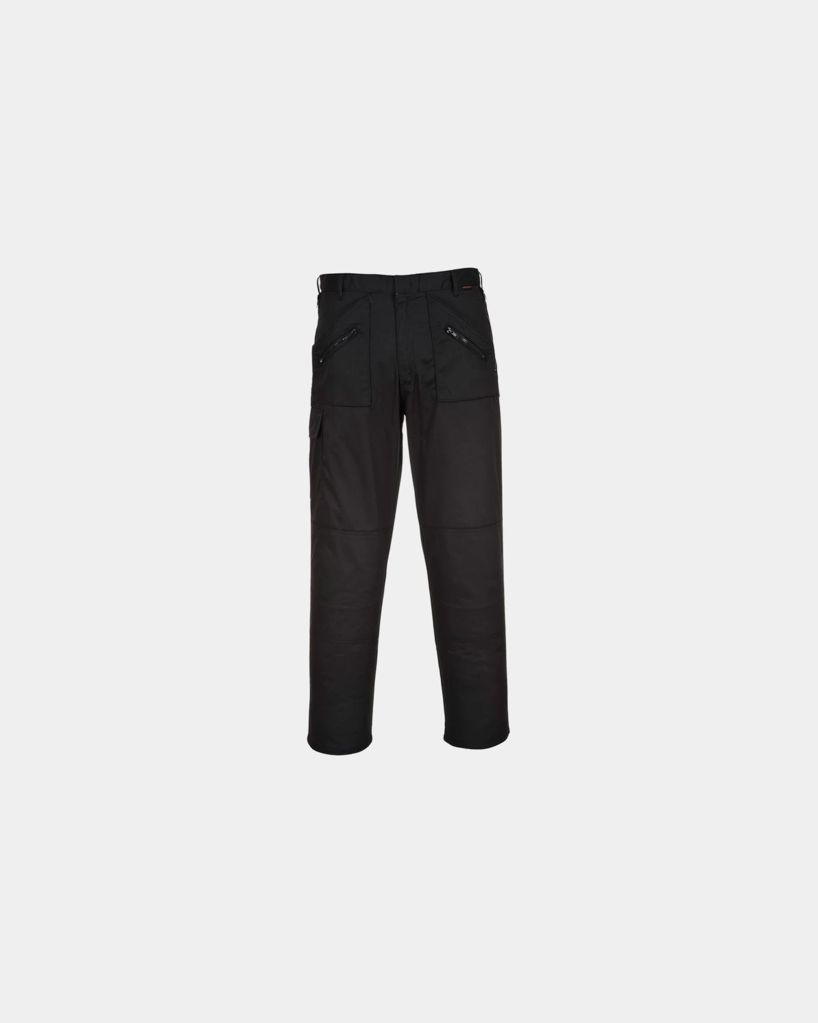 Custom poly-cotton Action pants - Black-Sky Blue