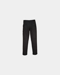 Custom poly-cotton Action pants - Black-Sky Blue