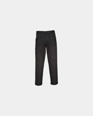 Promotional stretch pants for Portwest - Black-Sky Blue