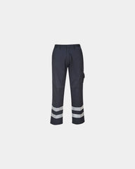 Promotional work pants with reflective bands - Navy