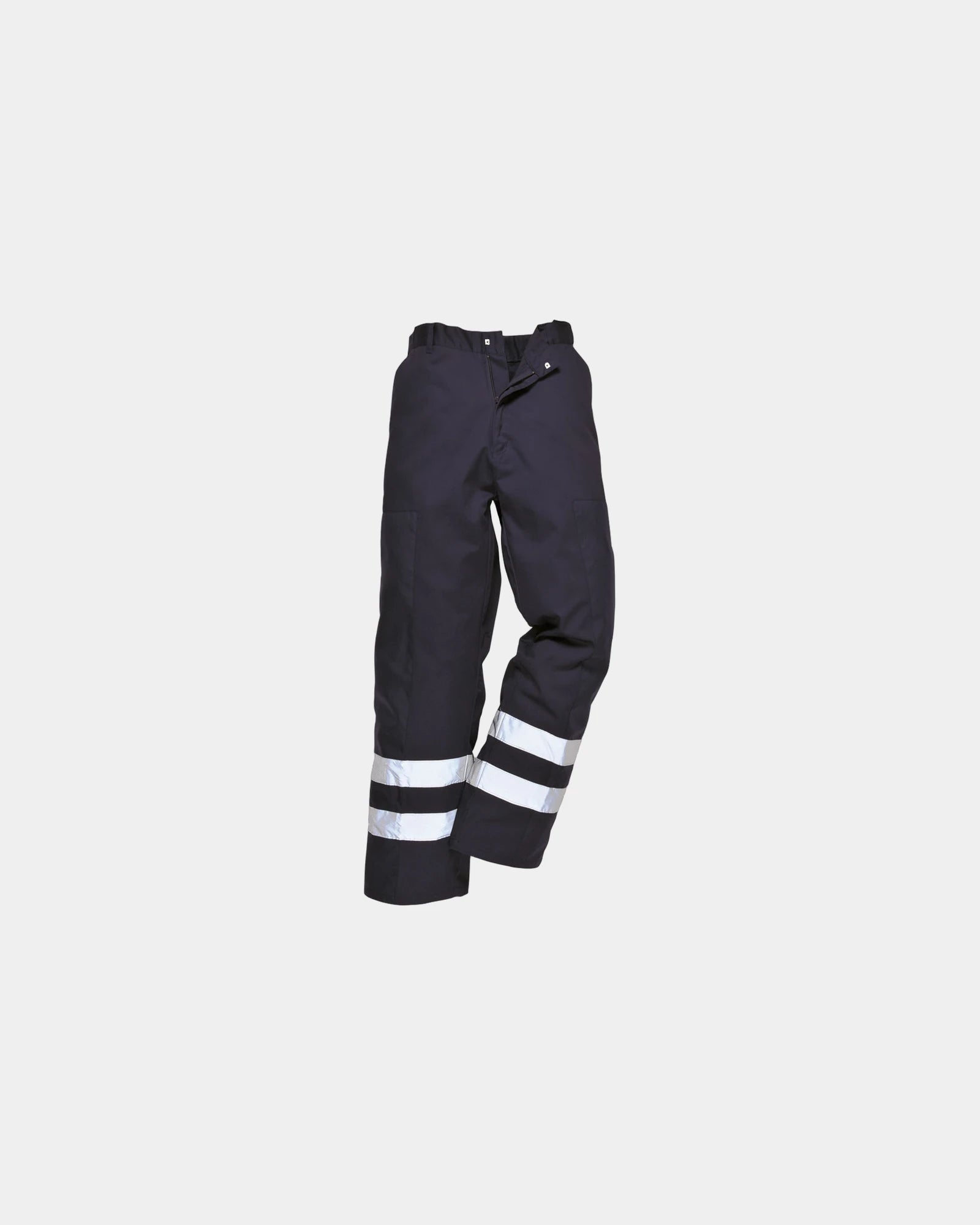Promotional polycotton ballistic pants - Black-Sky Blue