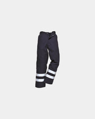 Promotional polycotton ballistic pants - Black-Sky Blue