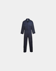 Custom lightweight cotton coverall - Black-Sky Blue