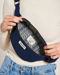 Custom organic cotton fanny pack Hindbag Valentine - 5