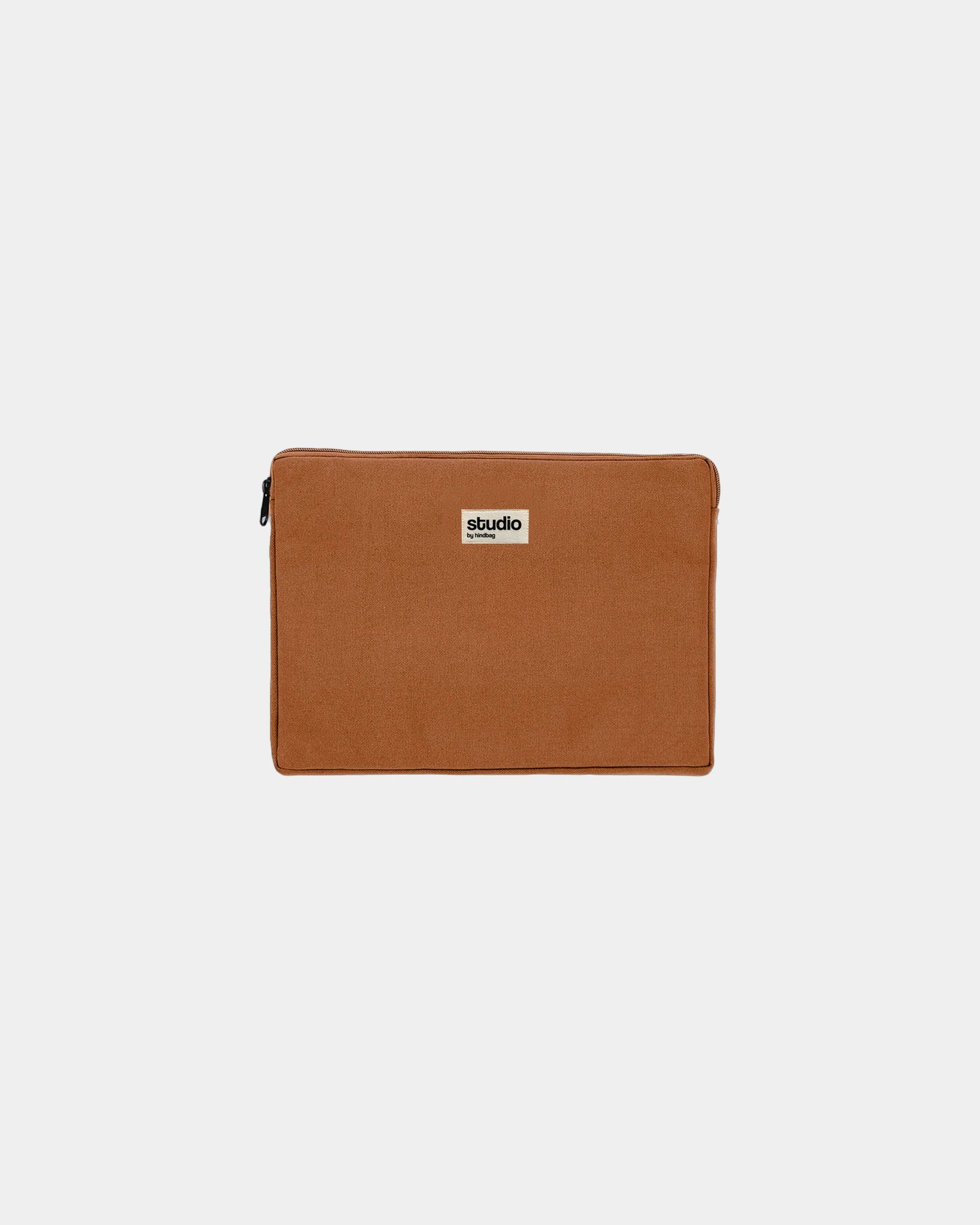 Custom organic cotton laptop sleeve Hindbag Leo - Copper