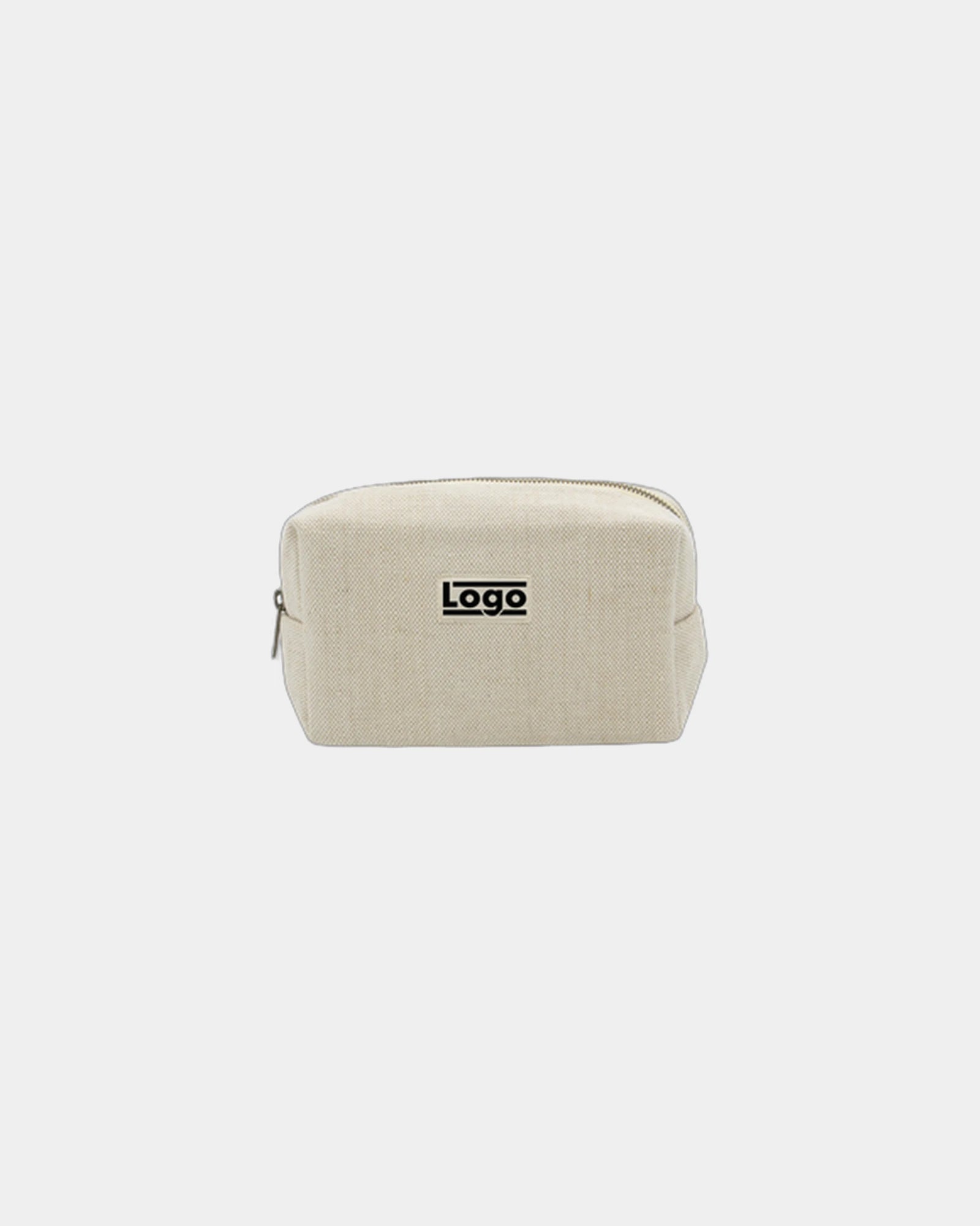 Custom organic cotton pouch Hindbag Estelle S - Jute