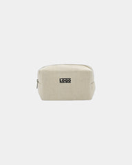 Custom organic cotton pouch Hindbag Estelle S - Jute
