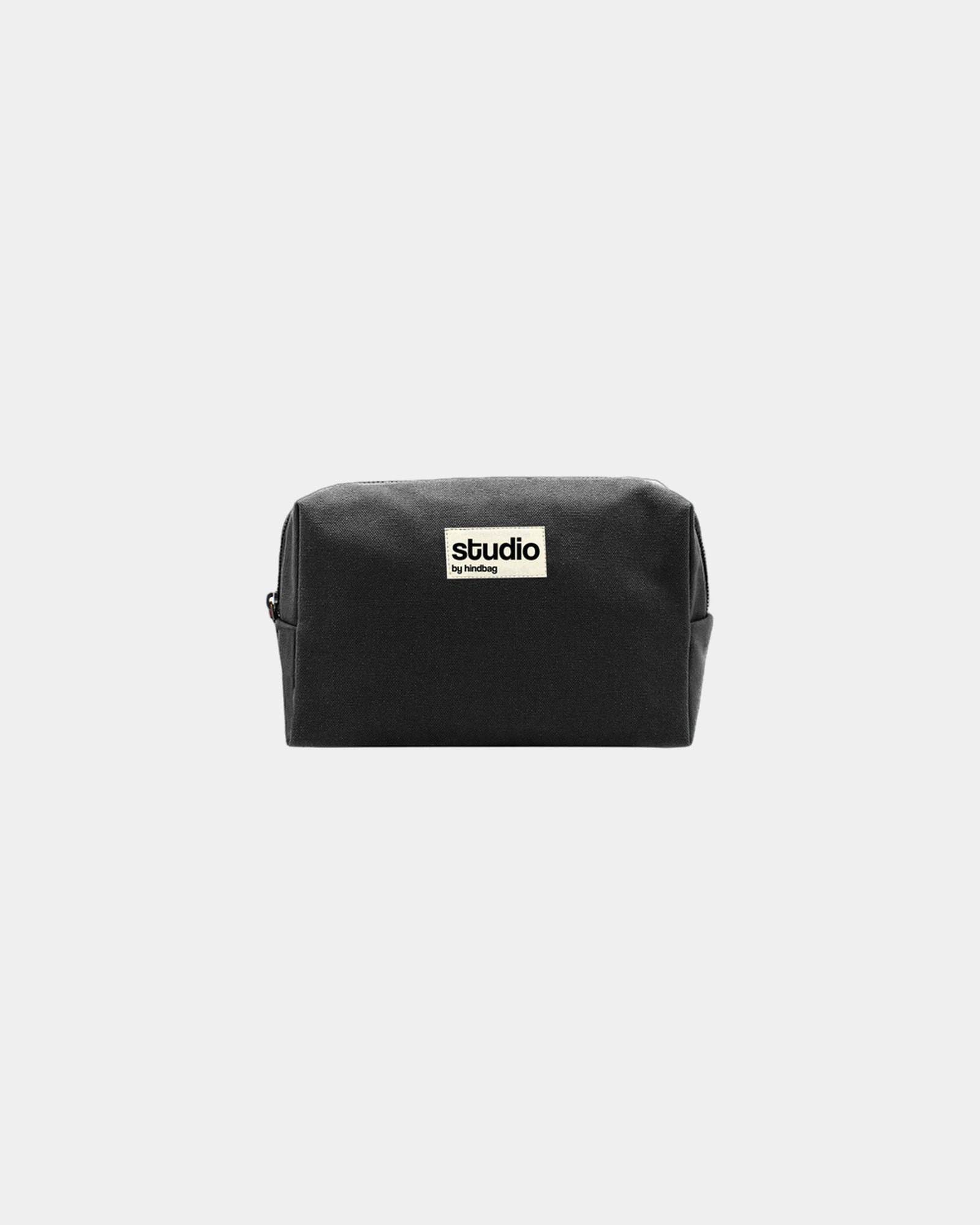 Custom organic cotton pouch Hindbag Estelle S - Black