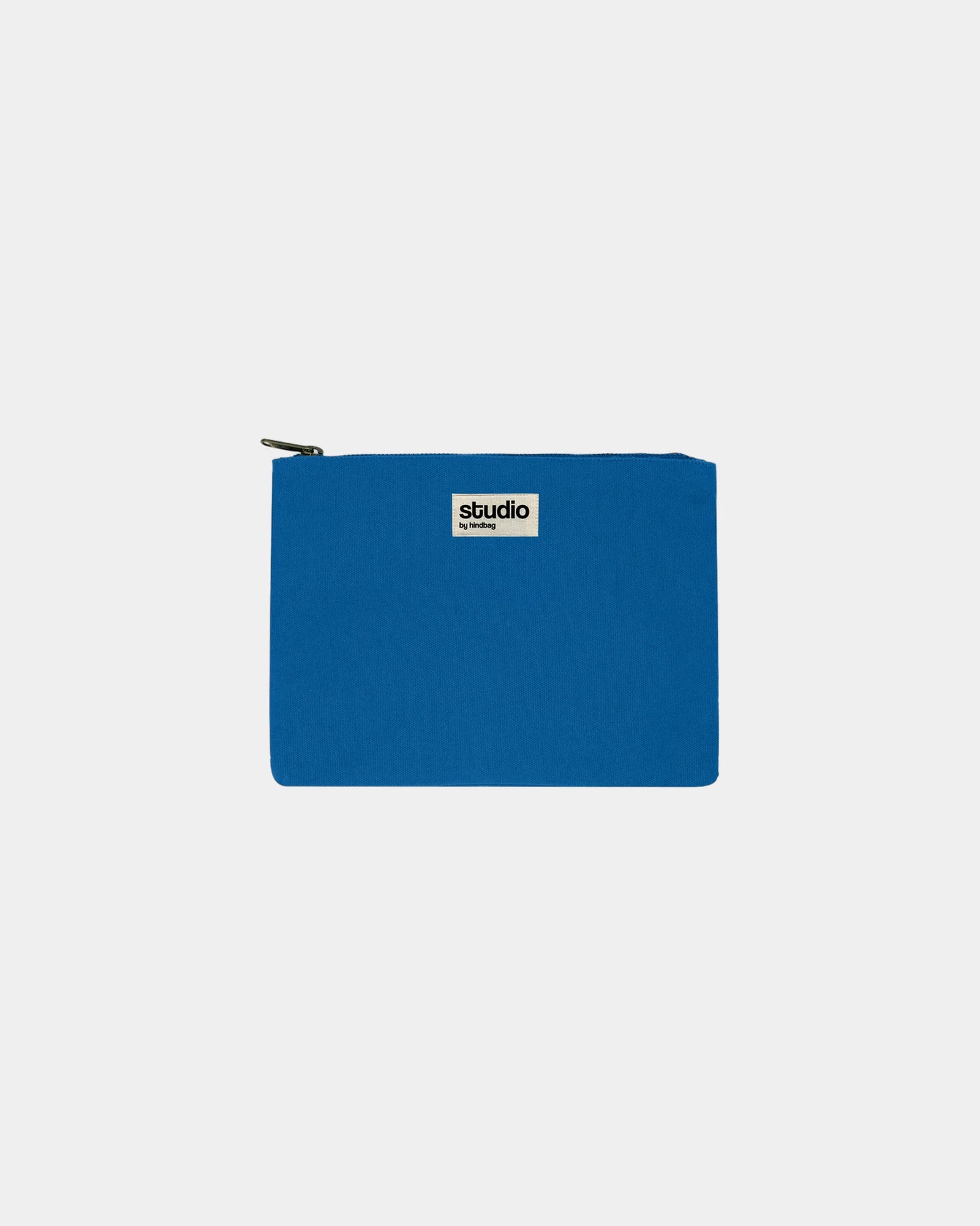 Custom organic cotton pouch Hindbag Colette M - Azure