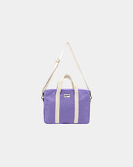 Custom organic cotton laptop bag Hindbag Luis - Lavender