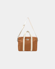 Custom organic cotton laptop bag Hindbag Luis - Copper