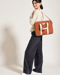 Custom organic cotton laptop bag Hindbag Luis - 16