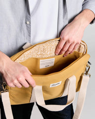 Custom organic cotton laptop bag Hindbag Luis - 22