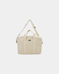 Custom organic cotton laptop bag Hindbag Luis - Jute