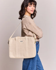 Custom organic cotton laptop bag Hindbag Luis - 25