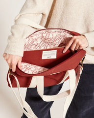 Custom organic cotton laptop bag Hindbag Luis - 13
