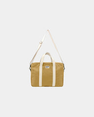 Custom organic cotton laptop bag Hindbag Luis - Ochre