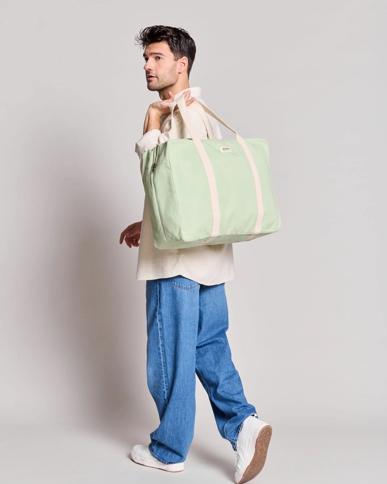 Custom organic cotton travel bag Hindbag Gabriel - 29