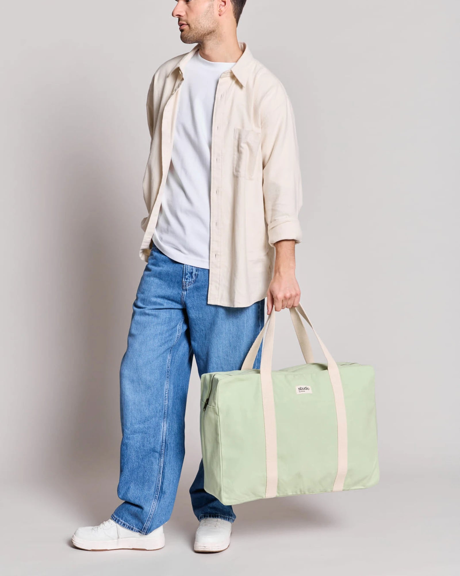 Custom organic cotton travel bag Hindbag Gabriel - 30