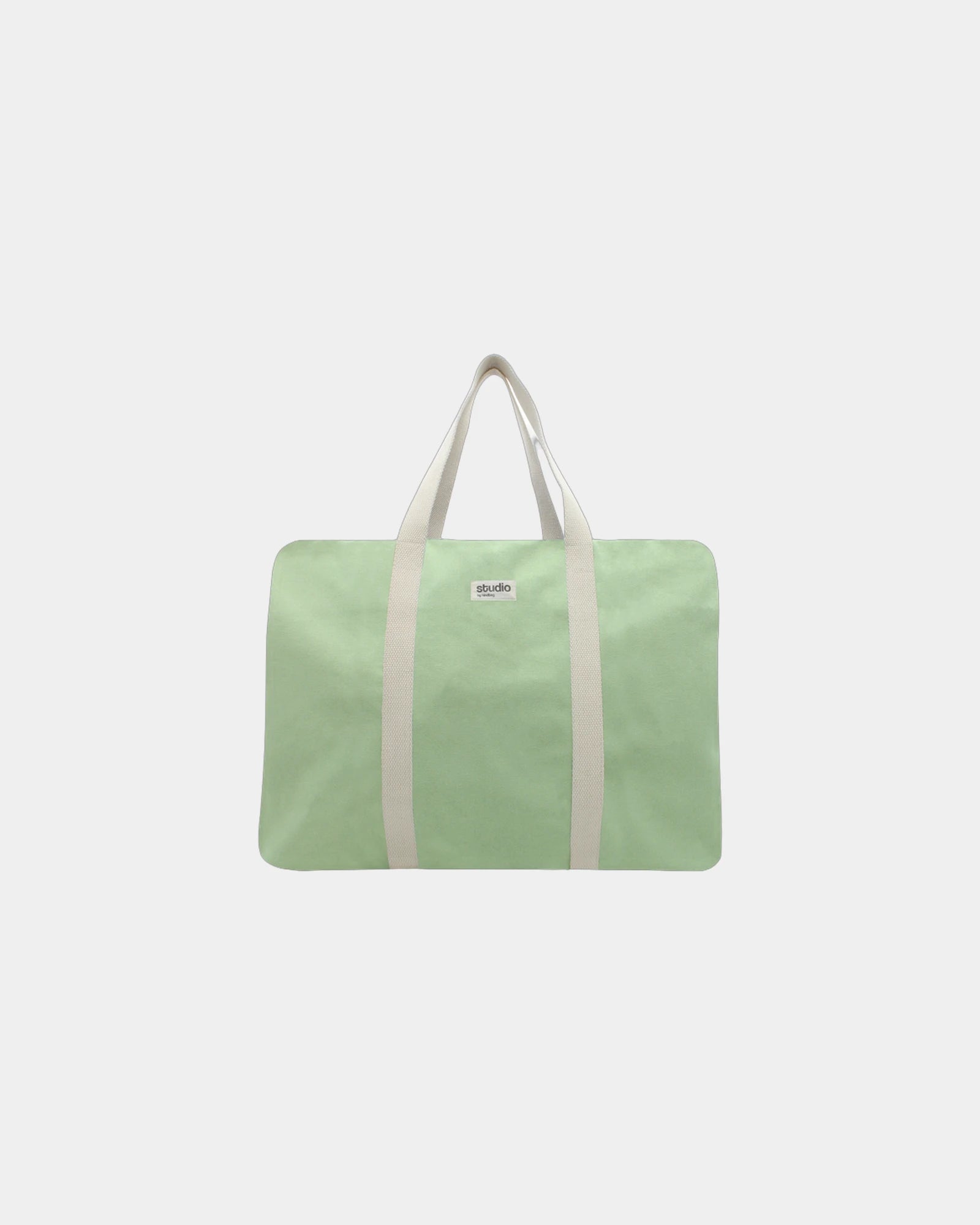 Custom organic cotton travel bag Hindbag Gabriel - Mint