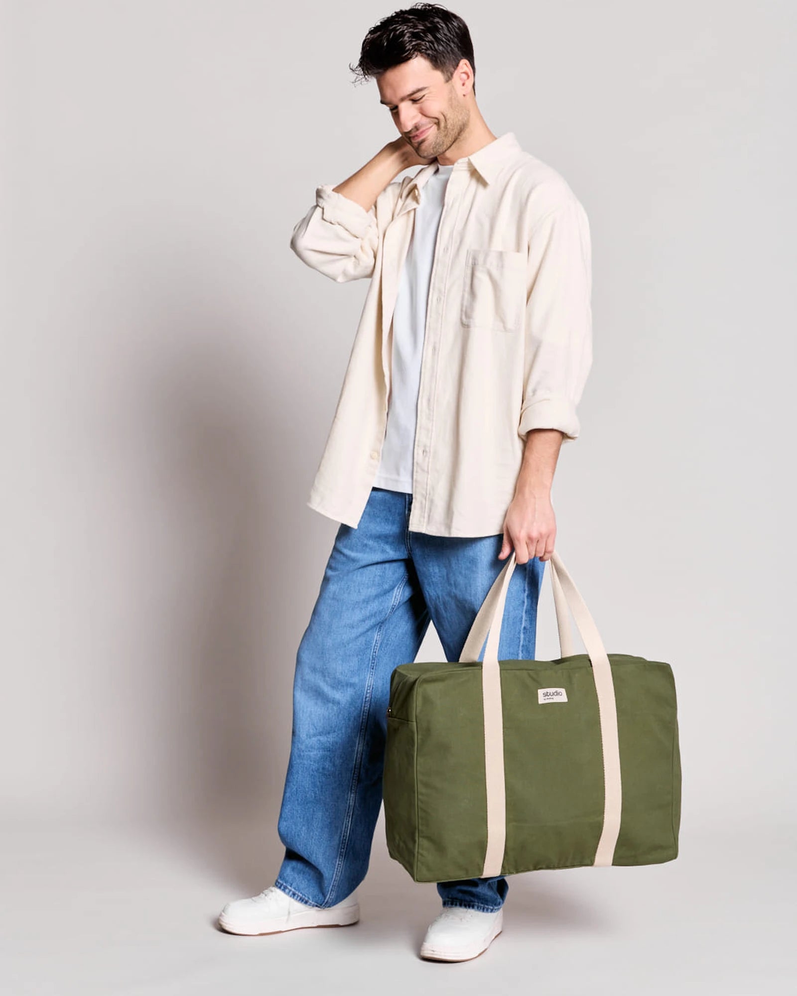 Custom organic cotton travel bag Hindbag Gabriel - 11
