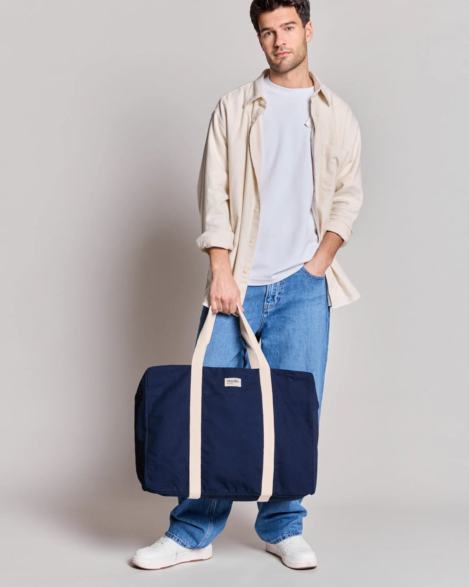 Custom organic cotton travel bag Hindbag Gabriel - 9