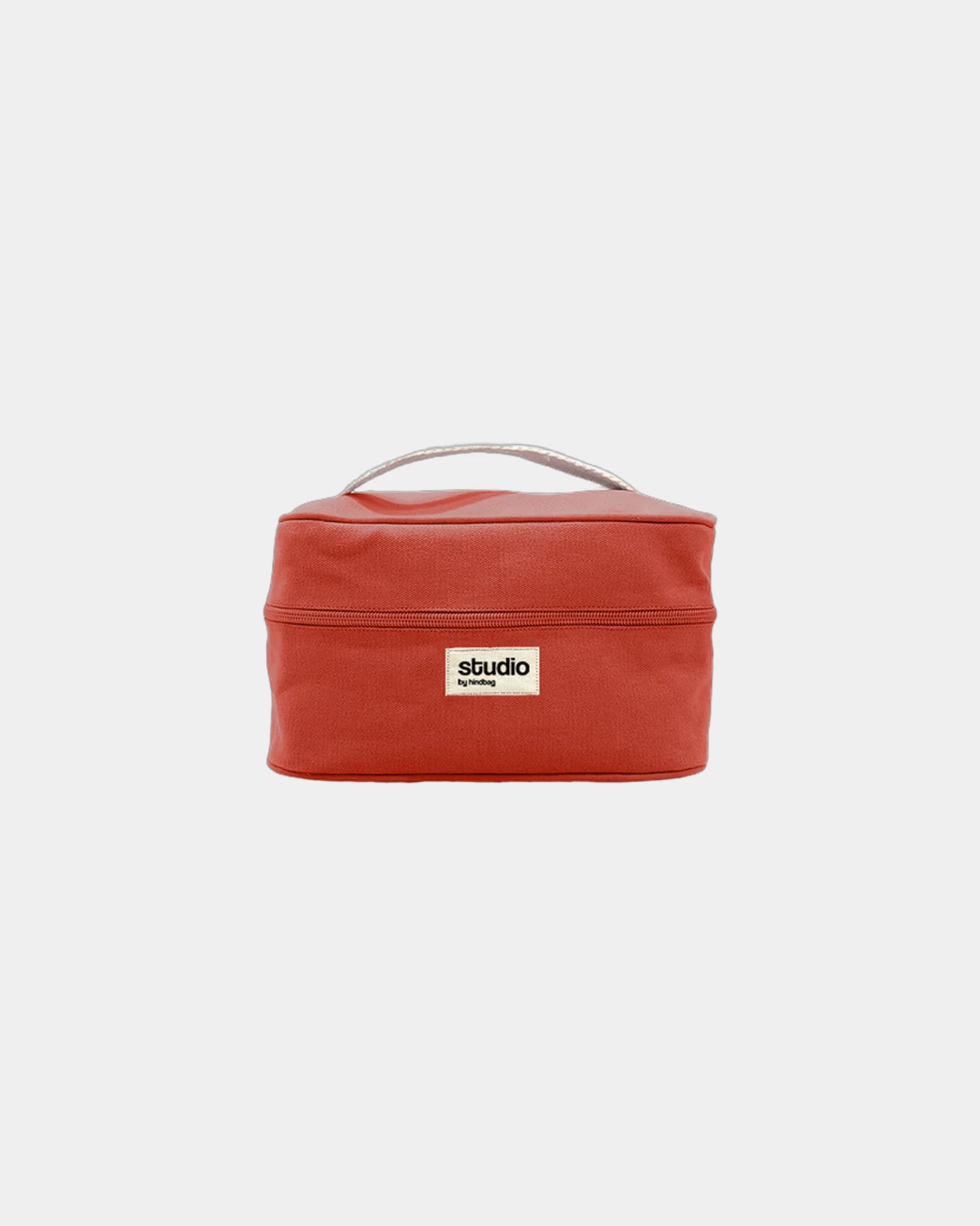 Custom organic cotton vanity bag Hindbag Lina - Red