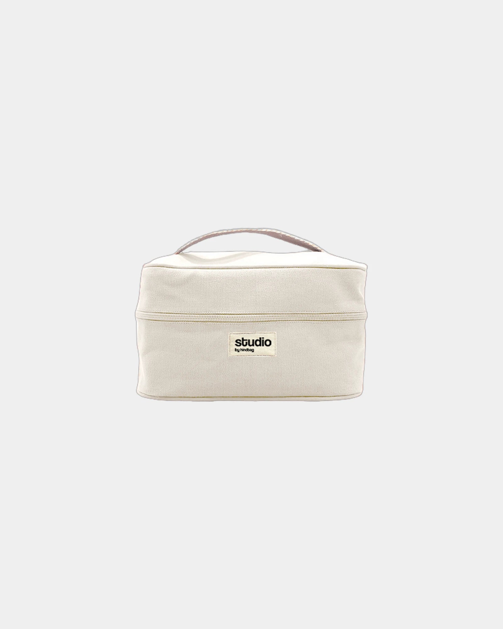 Custom organic cotton vanity bag Hindbag Lina - Ecru