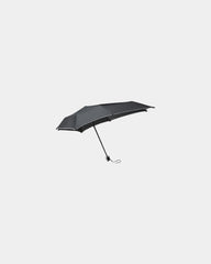 Promotional compact storm umbrella Senz Mini - Pure Black Reflective