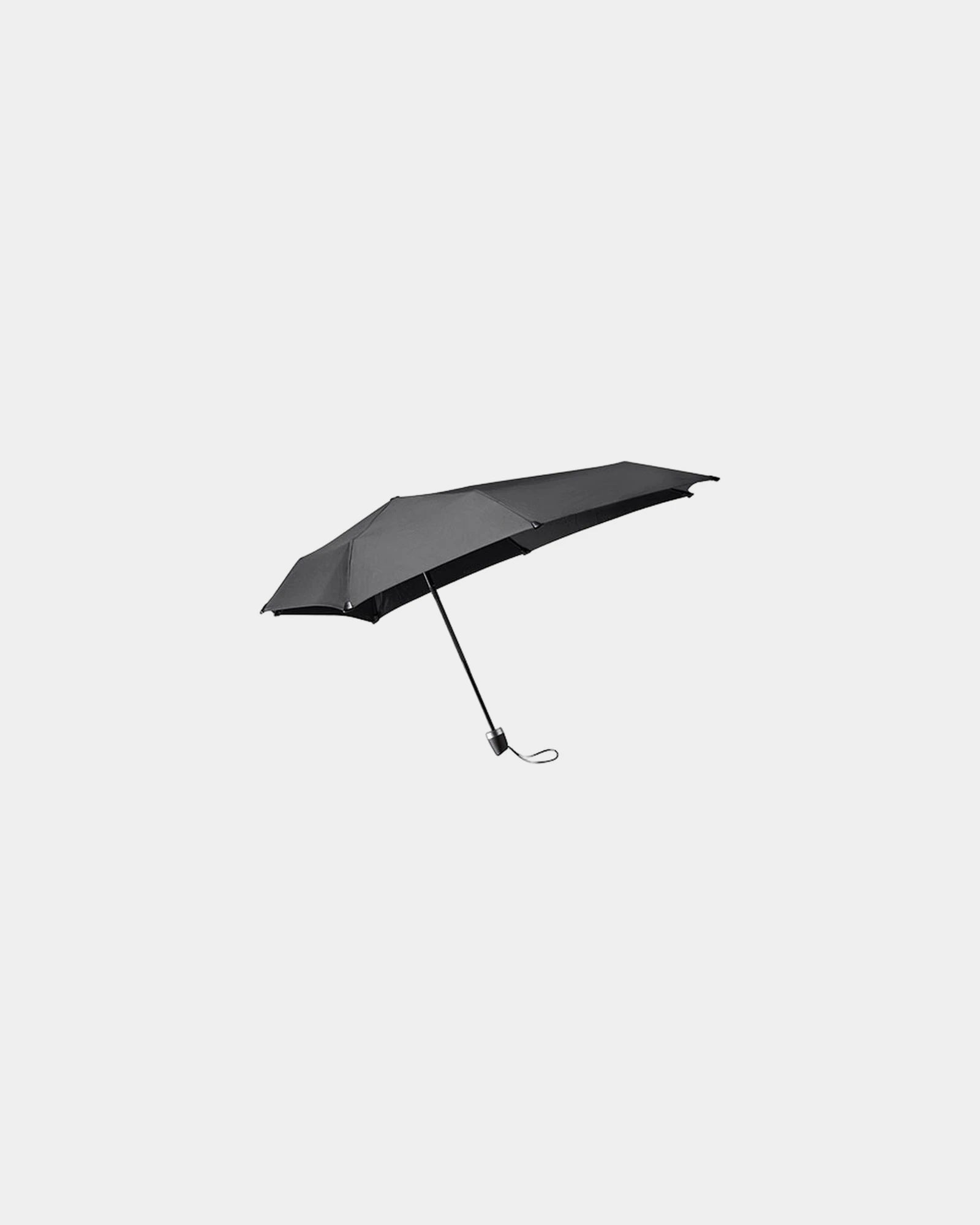 Promotional compact storm umbrella Senz Mini - Pure Black