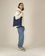 Custom organic cotton tote bag Stanley/Stella Light - French Navy
