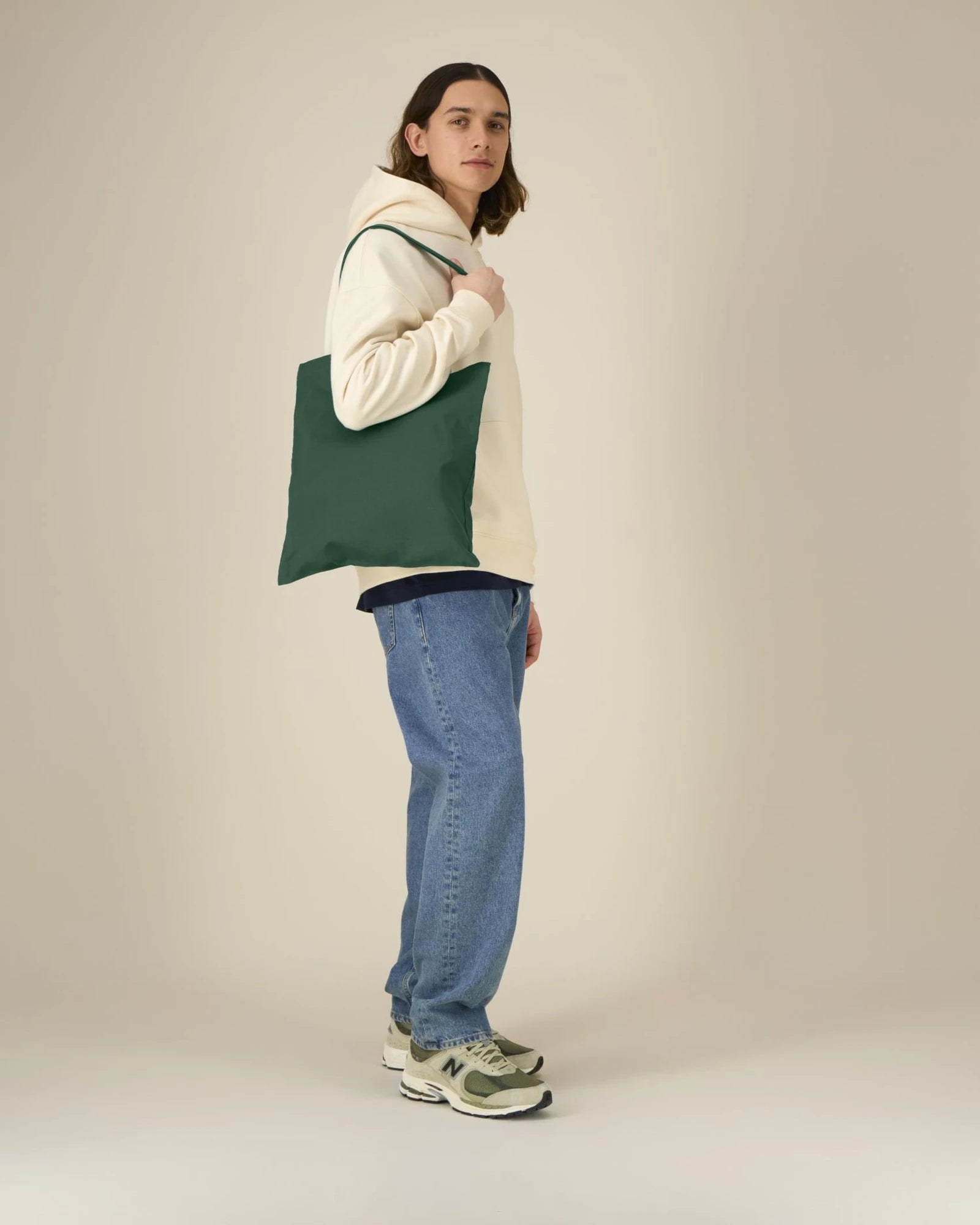 Custom organic cotton tote bag Stanley/Stella Light - Bottle Green