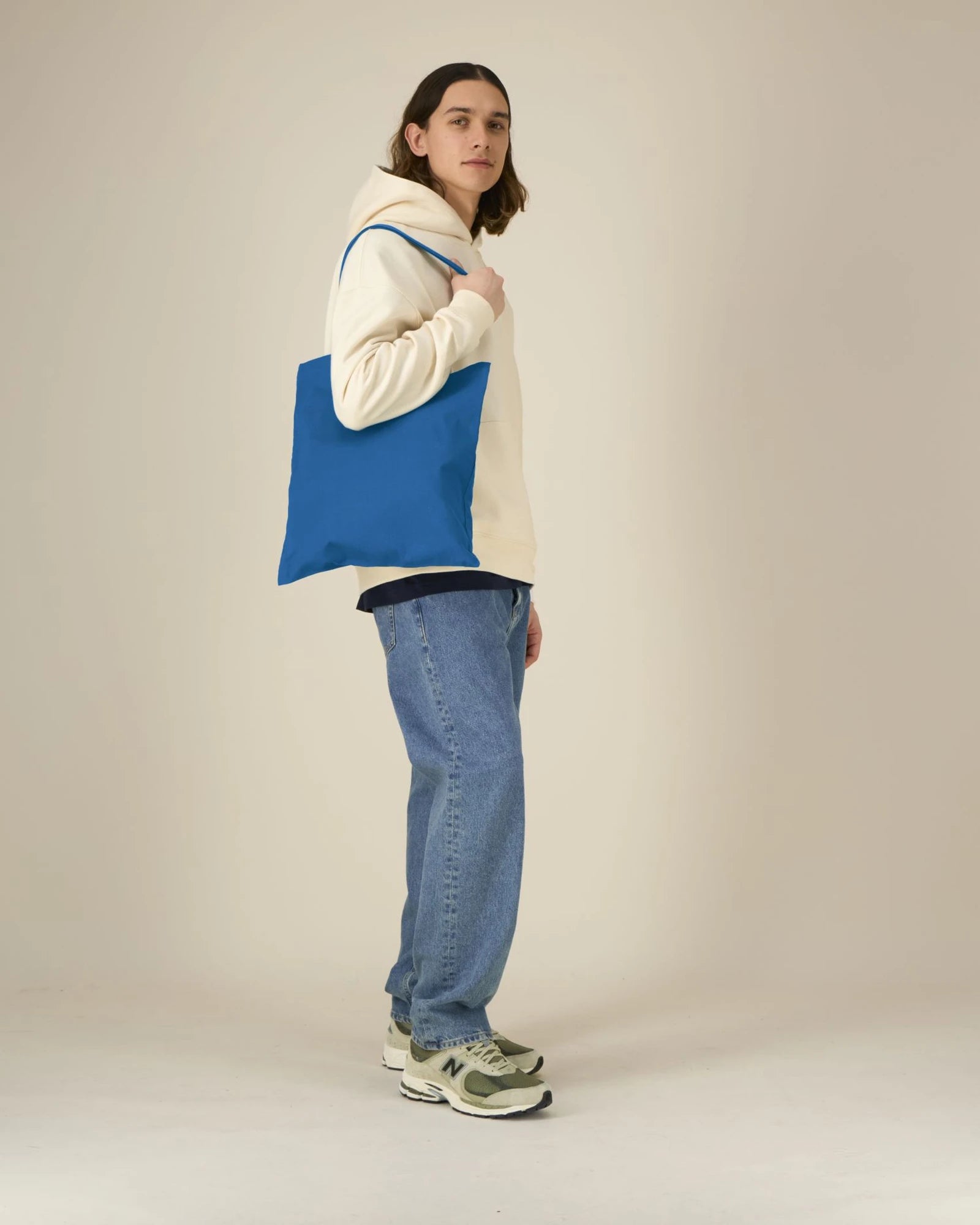 Custom organic cotton tote bag Stanley/Stella Light - Royal Blue